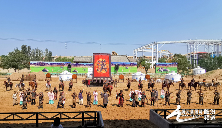 视觉临汾尧乡古镇实景剧战神霍去病