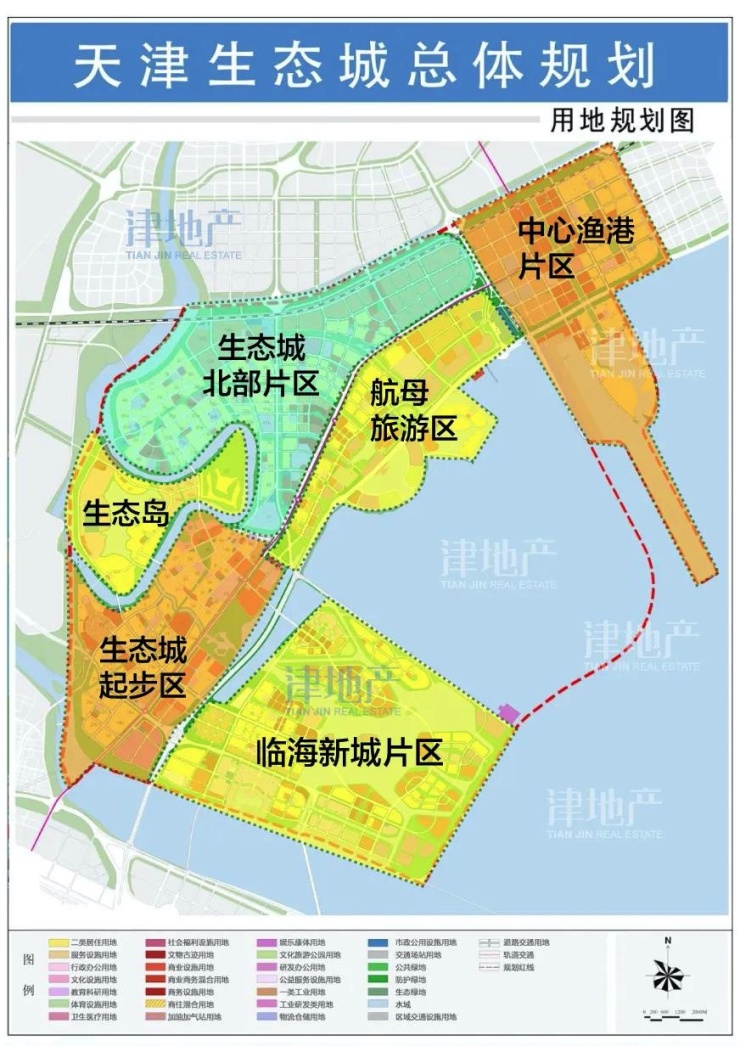 中新生态城高清地图图片