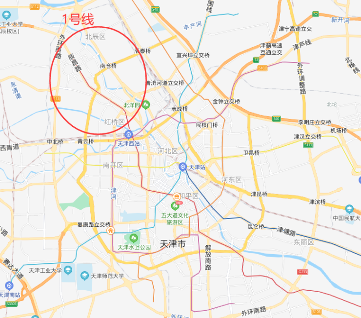 上海市红桥区地图图片