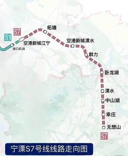 溧水s7号线地铁线路图图片