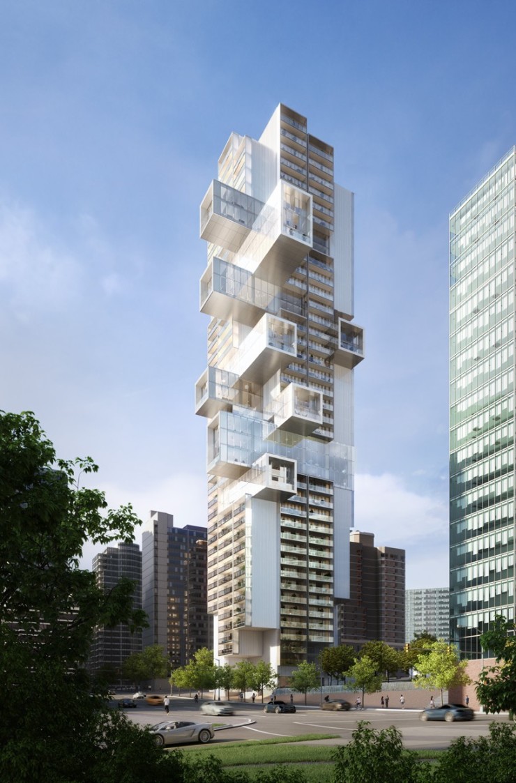 自然城市生活和私人空间的立体联系