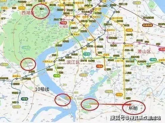 杭州地铁四期10号线走势示意图▼在杭州市地铁集团发布的地铁四期环评