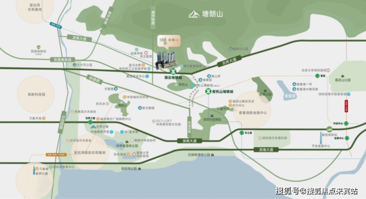 集國家鐵路,城際軌道,城市軌道於一體,將成為深圳乃至大灣區的交通