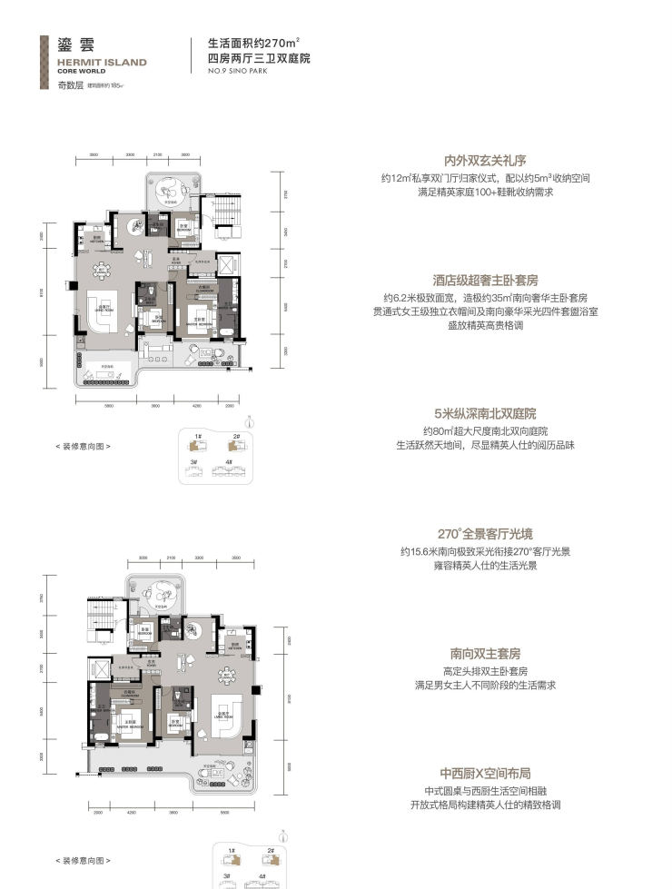 JN江南售楼中心]高新玖號院▁小型社区▁园林绿化▁内部动态▁配套醇熟(图4)