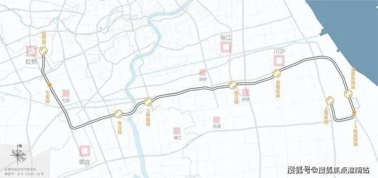 还有机场联络线华泾站,机场联络线是上海首条市域铁路,该线路时速达