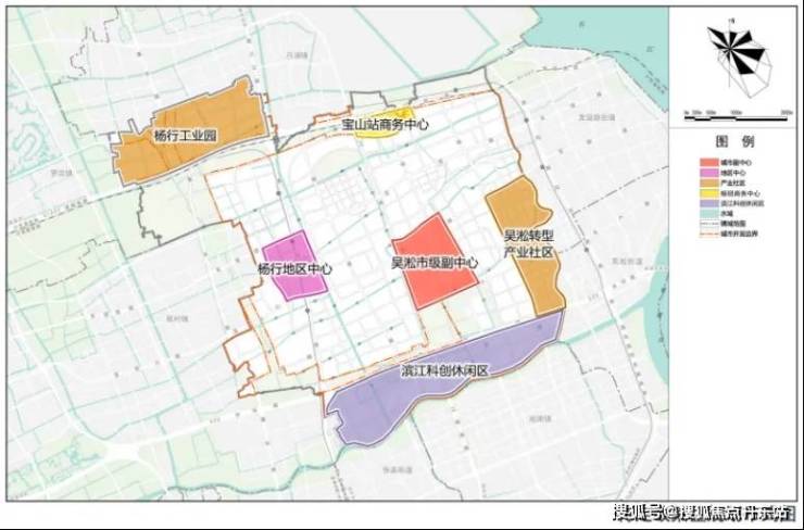 四季都会·青藤里售楼处电话:400-876-771078杨行片区规划:产业布局