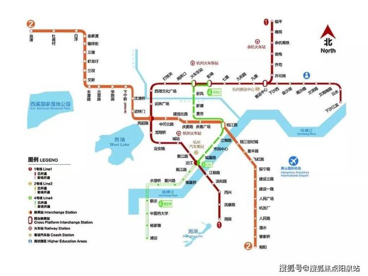 杭州地铁10号线站点图图片