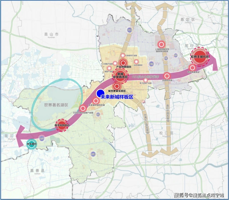 青浦区地理位置图片