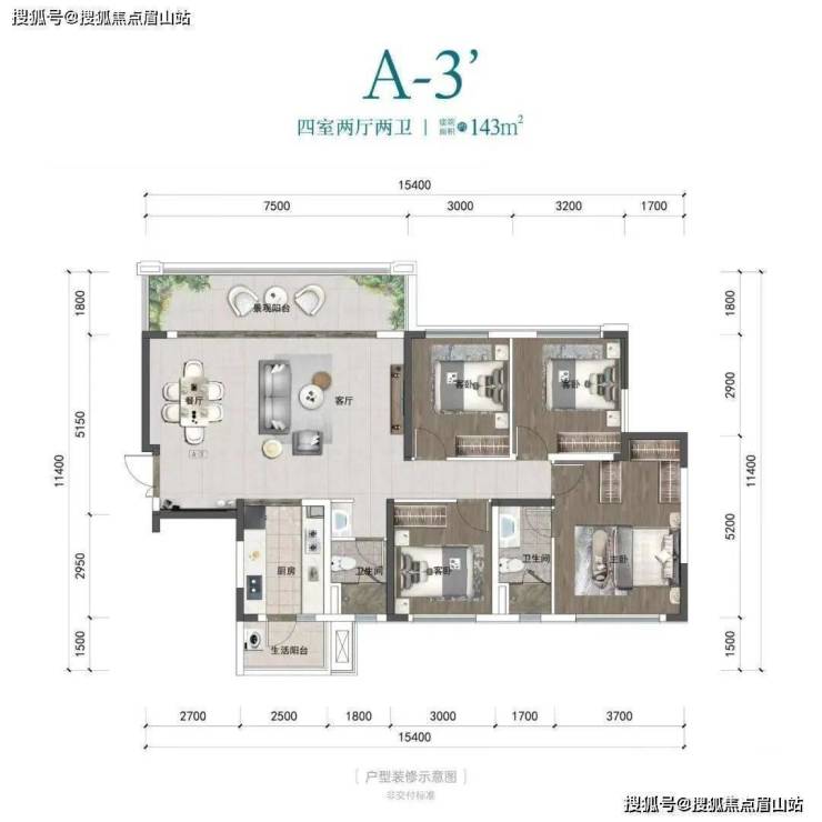 买吗丨房价丨中铁卓越时代城交房时间>该户型同样有两个户型可供选择