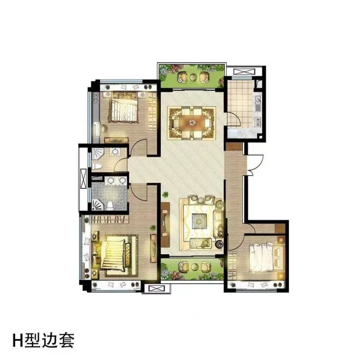 18号线旁,御沁园收官160套建面约132-208㎡高层