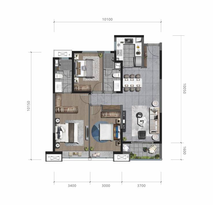 绿城泾河·桂雨听澜(线上售楼处)桂雨听澜(#好房推荐)物业-户型-效果