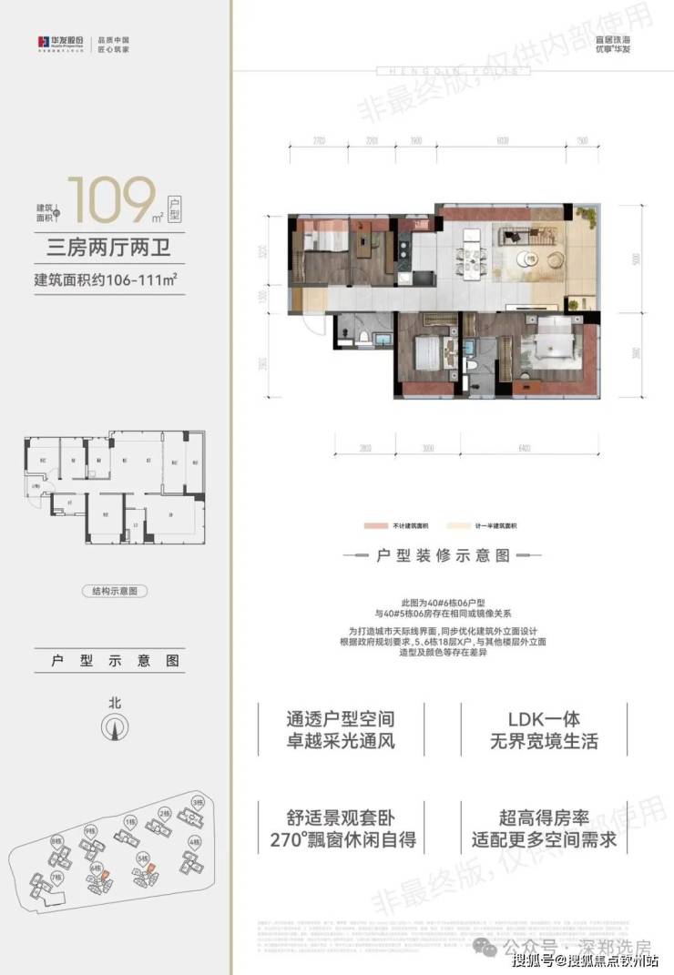 横琴华发首府户型图图片