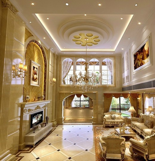 客厅吊顶效果图 客厅吊顶安装灯具注意什么