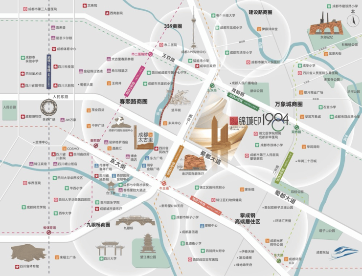 成都新房【饭店锦宝博体育平台城印1984】最新售价特价房源年末优惠在售户型售楼处电(图2)