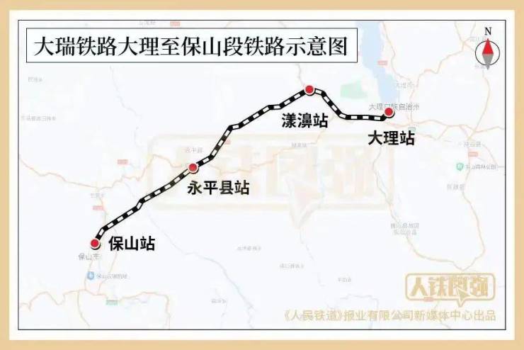 大理瑞丽铁路路线图图片