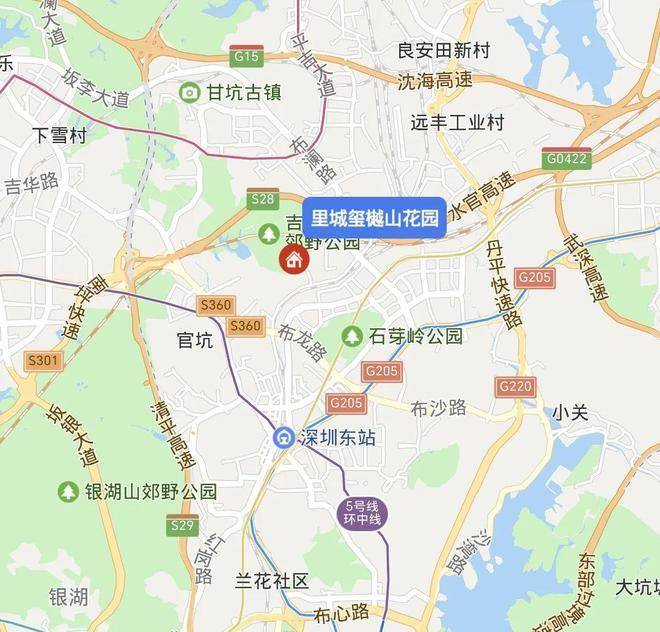 位于龙岗区吉华街道三联社区,项目背靠三联郊野公园,从大区位来看,北