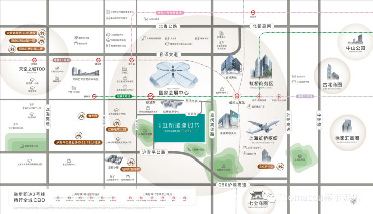 商业报道67上海青浦虹桥璀璨时代三期价格优惠潜力地段政策分析