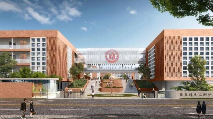 居住为一体的洞泾tod未来湾,华东师范大学第二附属中学松江实验学校