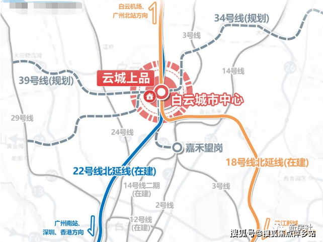 2019年9月,政府就在白雲城市中心站旁引入名校廣州市鐵一中學(白雲