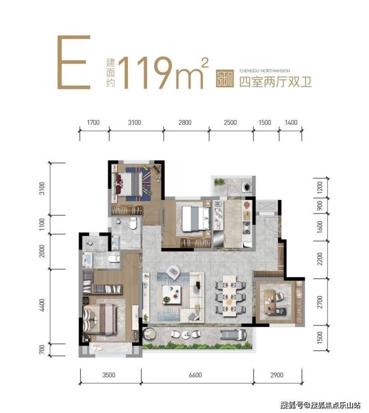 成都中梁御璟台中梁御璟台户型图中梁御璟台价格