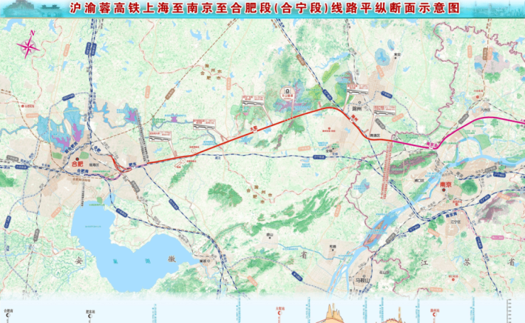 計劃2027年9月竣工北沿江高鐵安徽段10月開工