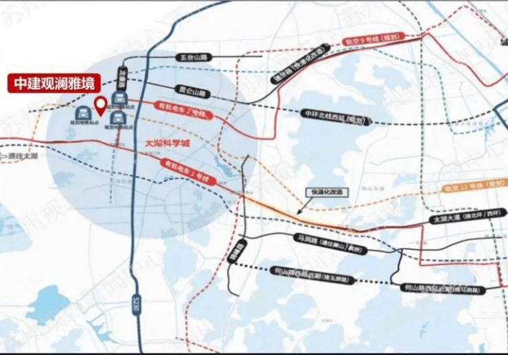 【城際鐵路】規劃蘇錫常城際鐵路,科技城站.