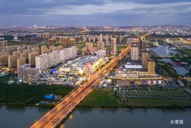 1km左右的三甲上海中医药大学附属医院(在建);譬如,约3km内的万达广场