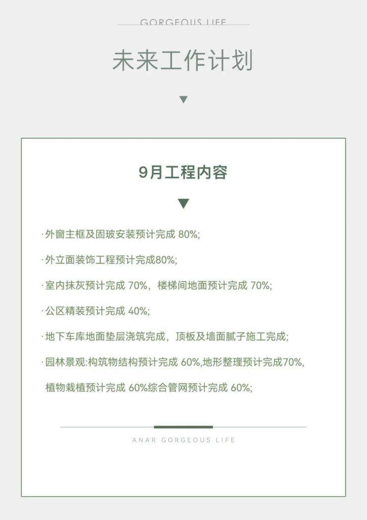 春江锦上|8月工程进度家书