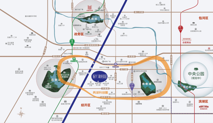 合肥振兴湖境臻园有地铁吗?交通出行与生活配套全梳理(图5)