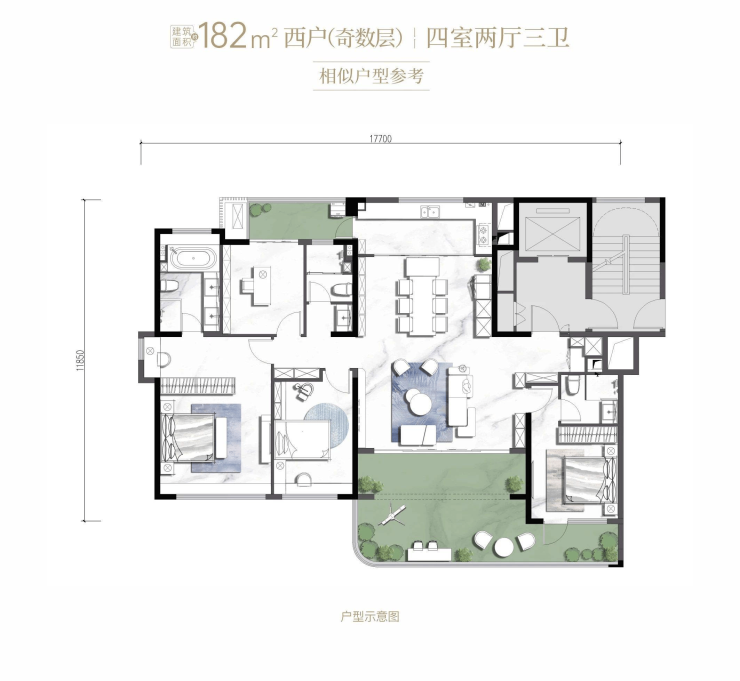 浐灞惠泽居小区户型图图片