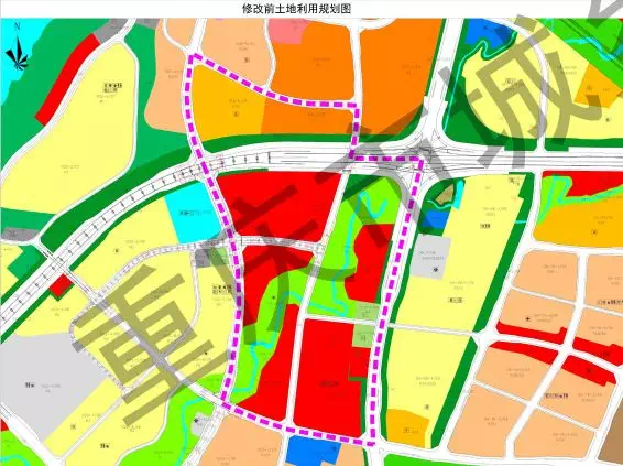 重庆市规划局控规修改 大竹林部分地块调整商改住