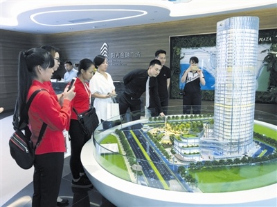 三亚阳光金融广场配套酒店和商务板块预计年底
