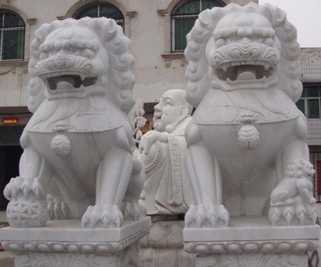 风水狮子摆放位置