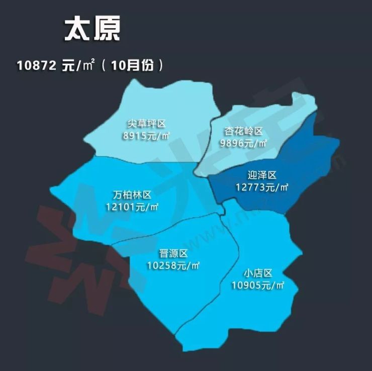 10月全国37城房价地图,杭州涨幅最高,深圳跌幅