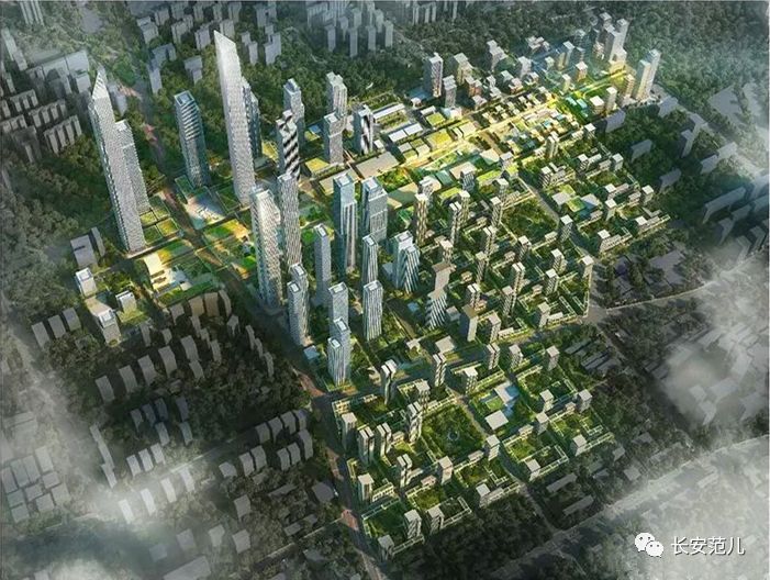 666米!555米!西安ccbd将打造"西安之门"双塔天际线!