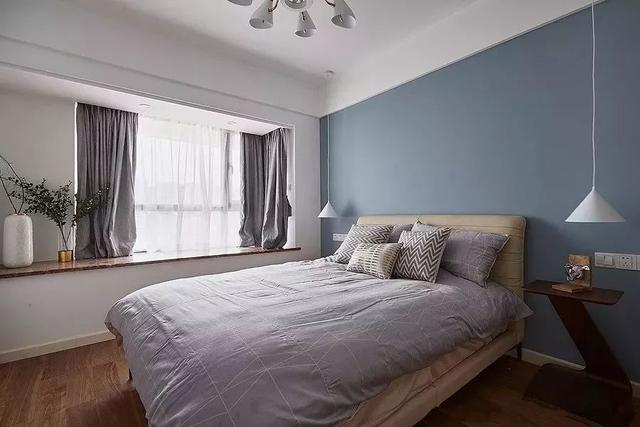 卧室墙刷漆颜色这样搭好看