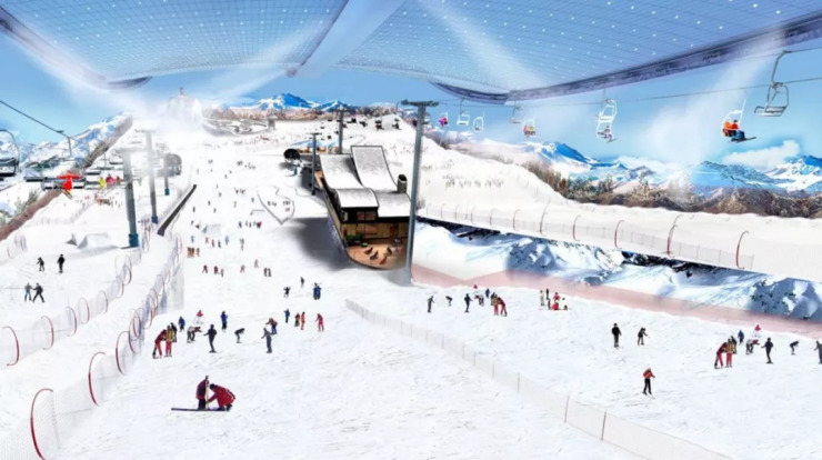 上海冰雪之星滑雪场图片