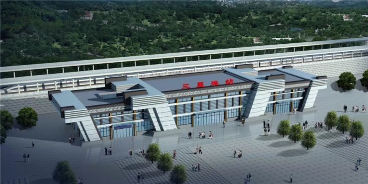 成兰铁路成都至川主寺段客站站房开建10个车站长这样