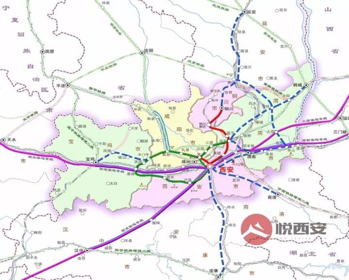 其中,备受悦粉关注的便是首条开建的西安北至机场城际铁路,它的修建