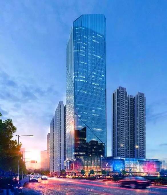 玉林超高楼玉商大厦规划方案公示了目前工程进展