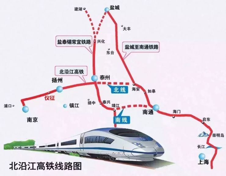 北沿江高铁崇明线花博会等都来了厉害了我的大崇明
