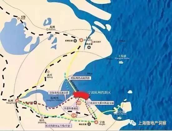 寧波杭州灣新區2020前將建設高鐵連接上海|打造下一個浦東新區!