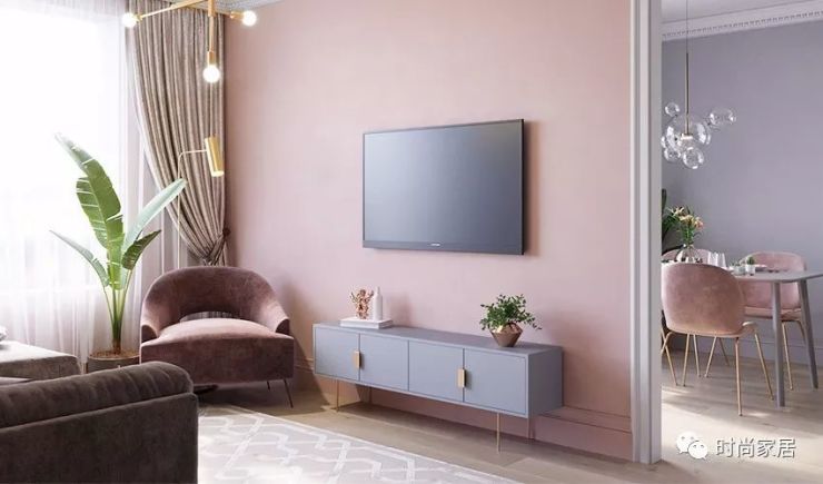 用粉色怎么“装”出高级感还不qiè?快来看看这间亲子宅