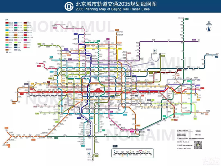 北京市郊鐵路規劃和北京城市軌道交通規劃遠山從網上看到的1河北人口