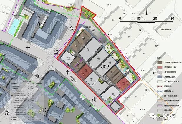 方案拟将七处推荐历史建筑统一迁移至《绳金塔历史文化街区保护规划》