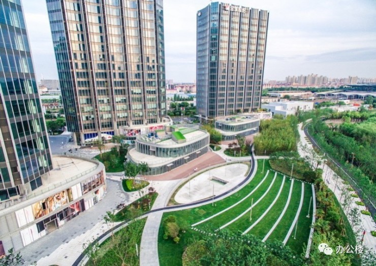 徐汇万科中心 | 坐拥千米景观绿轴,南站旁的都市绿谷-上海搜狐焦点