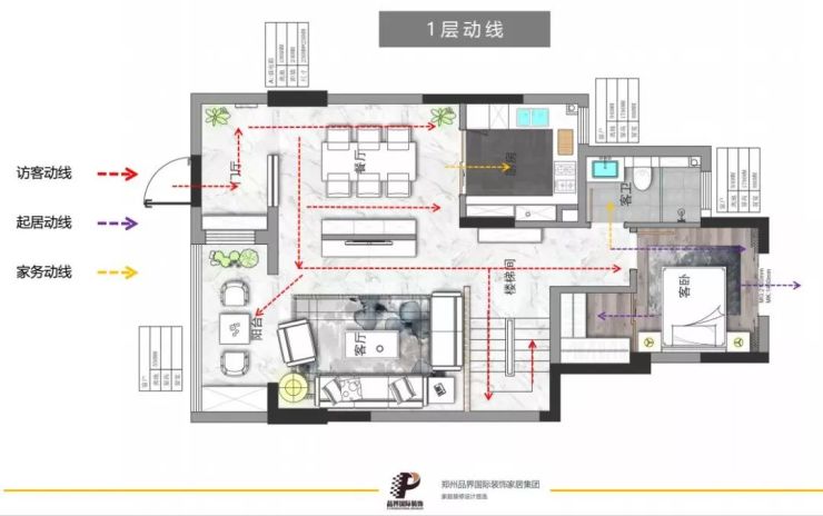 平面动线分析图,室内动线分析析,动线分析图_大山谷图库