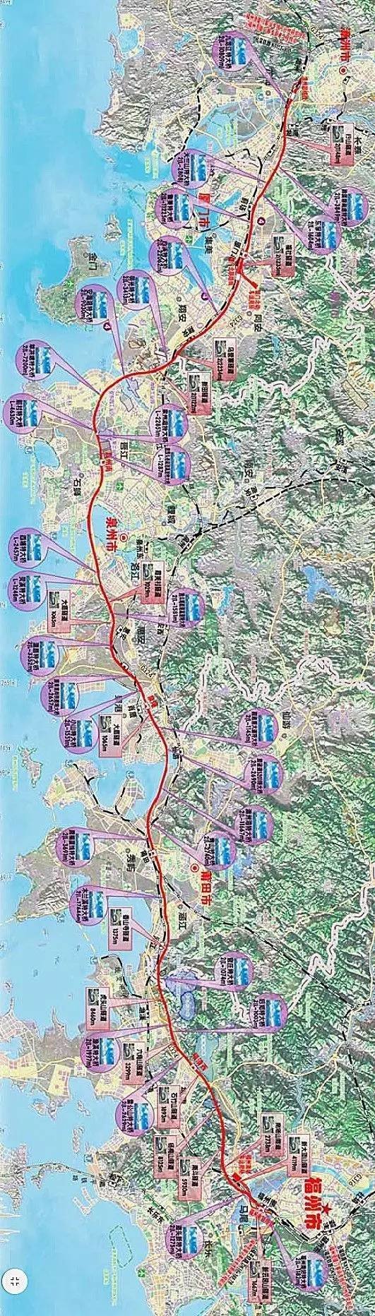 新建福厦高铁初步设计获批 附高清线路图